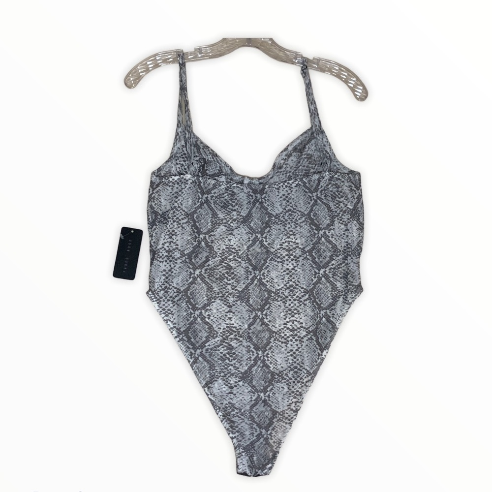 🆕Snake Print Bodysuit Sleeveless